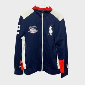 Polo Sport Ralph Lauren Colorblock Big Pony Logo USA-2 Track
Jacket Men’s Sz M